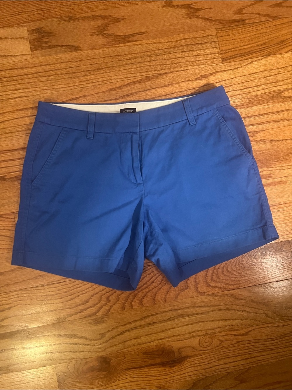 J. Crew Bright Blue Chino Bermuda Shorts